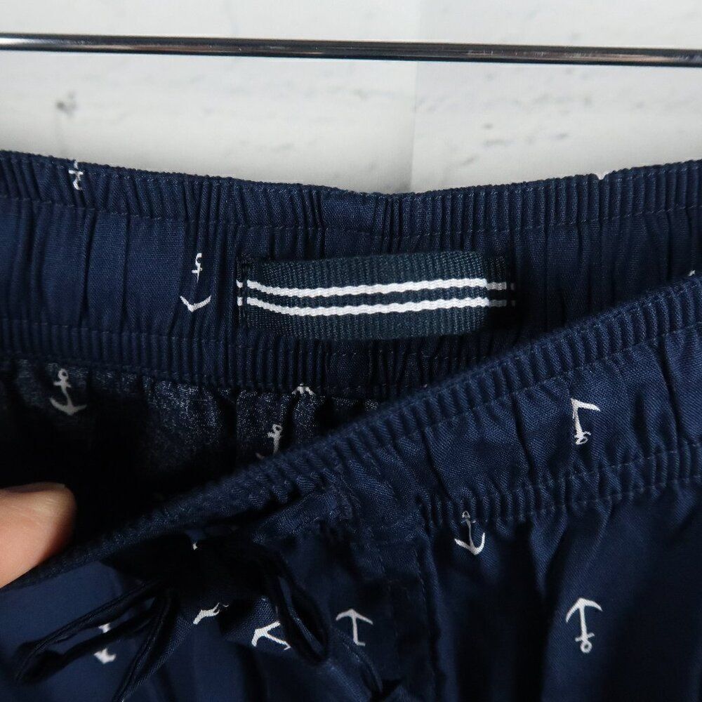 NAUTICA SLEEPWEAR MARITIME BLUE ANCHOR PRINT SLEEP SHORT SIZE MEDIUM NWT - Picture 9 of 11
